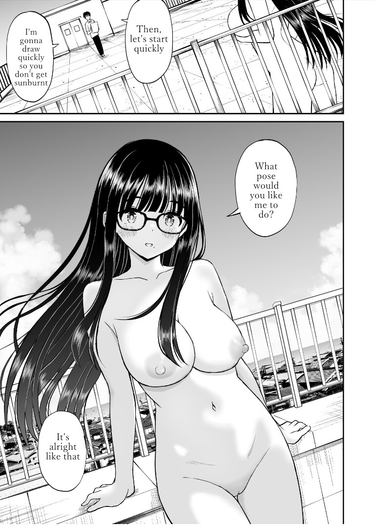 Hentai Manga Comic-My busty junior from the art club became a nude model and was so erotic that it made my art explode 2-Read-12